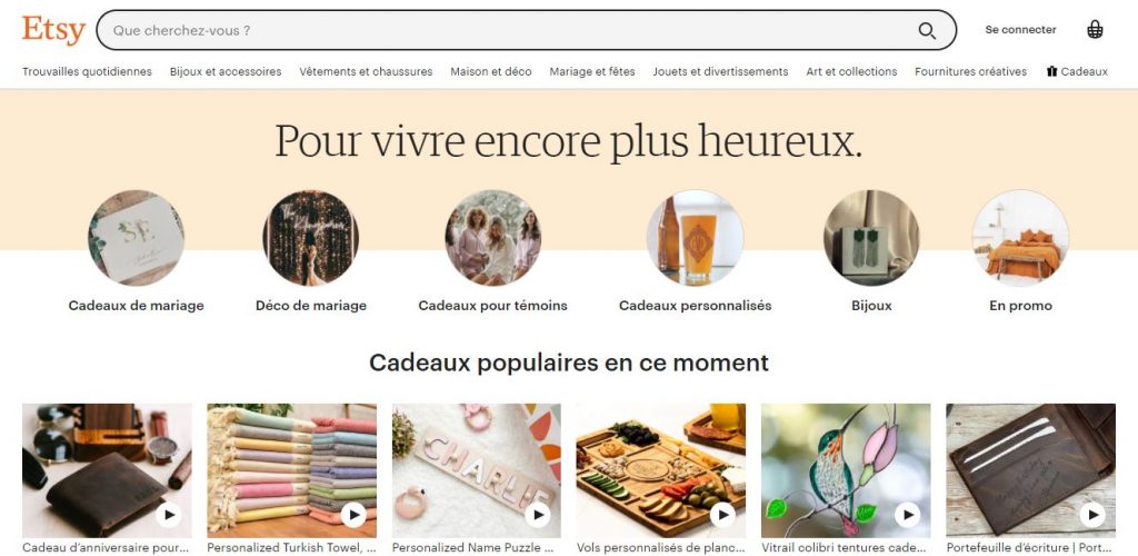 site comme iOffer etsy