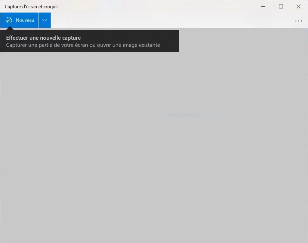 Prendre une capture d'écran sous Windows : Capture d'écran et croquis